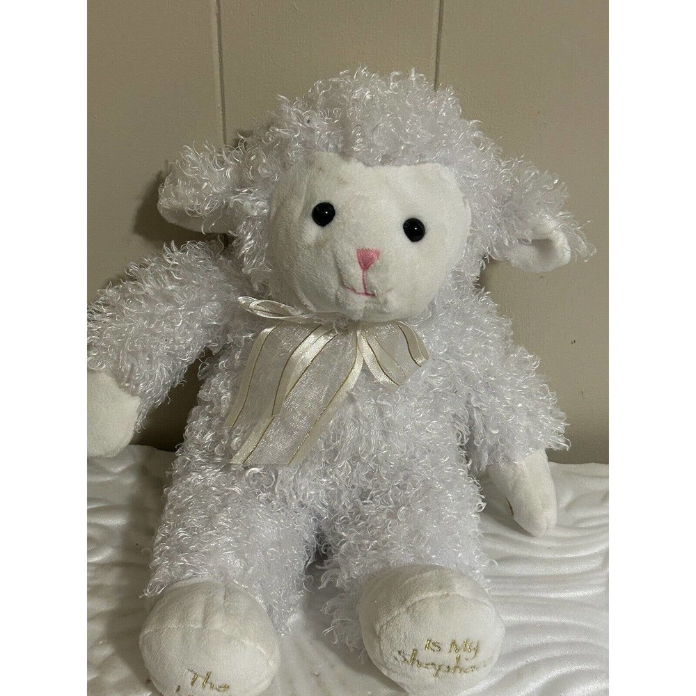 23rd Psalm Lamb - Praying Plush Lamb - Prays with You